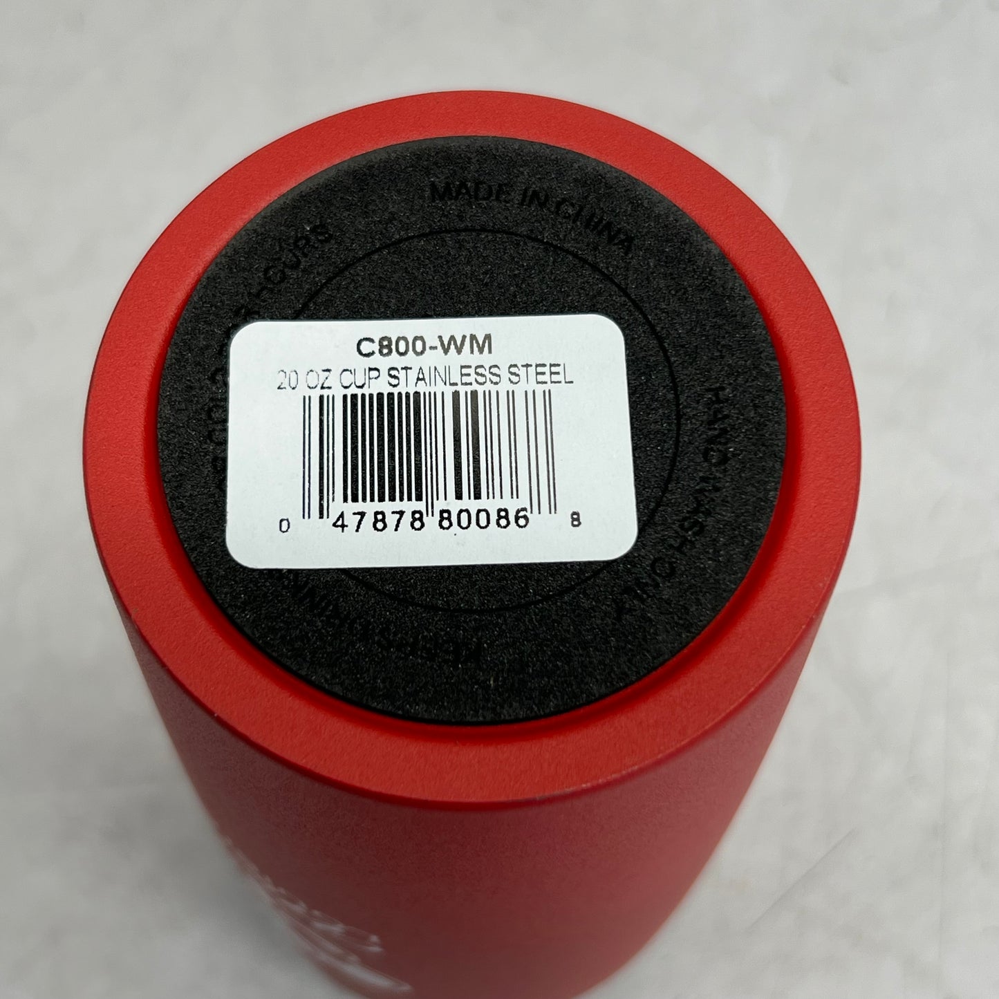 US PALY 20 Oz Stainless Steel Tumbler with Design, Red C800-WM