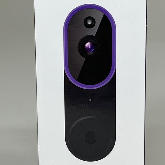 SHENZHEN PUGE ELECTRONICS Wireless Smart 2.4 GHz Wi-Fi Doorbell Camera P50 Black