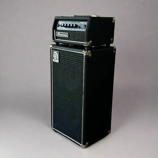 AMPEG Micro-CL 100 Watt Bass Stack 2x10" Cabinet 3 Band EQ MICRO-CL&MC-210E