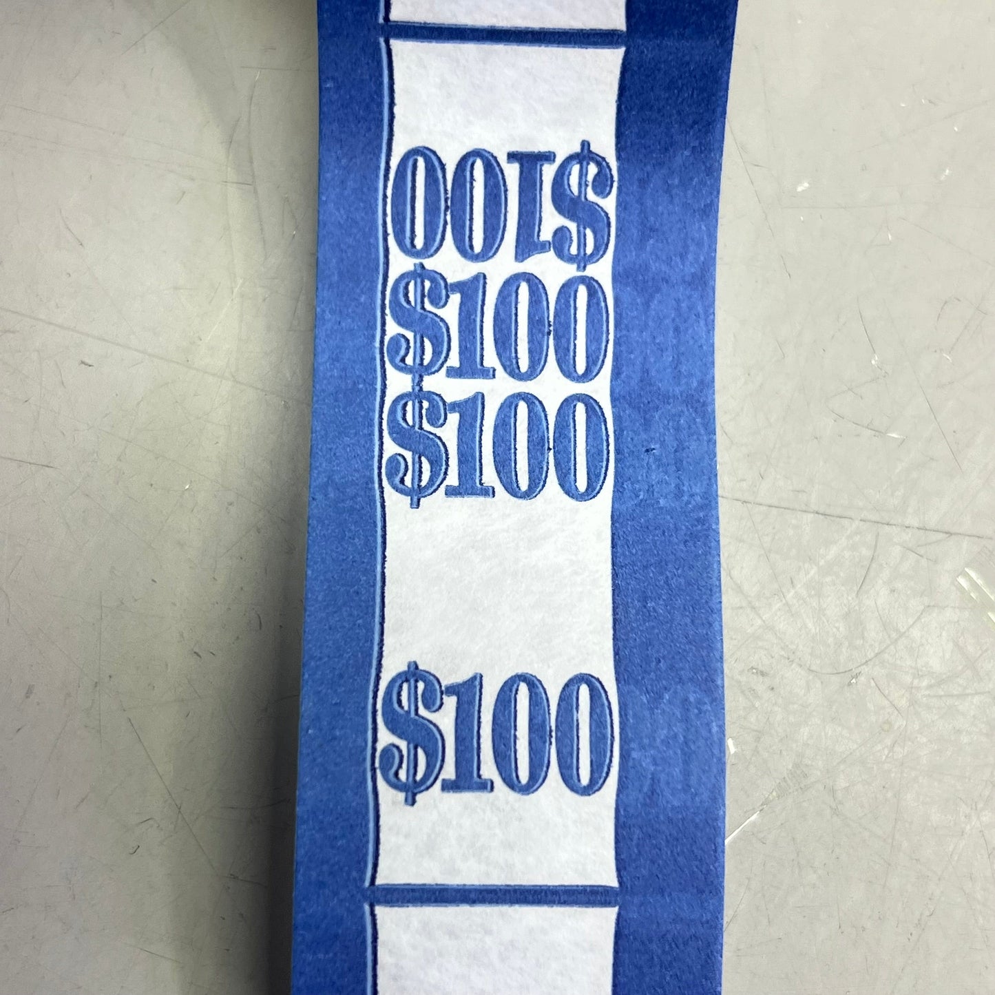 ZA@ PM COMPANY (1000 PACK) Currency Bands $100.00 Blue 9419-0060 D