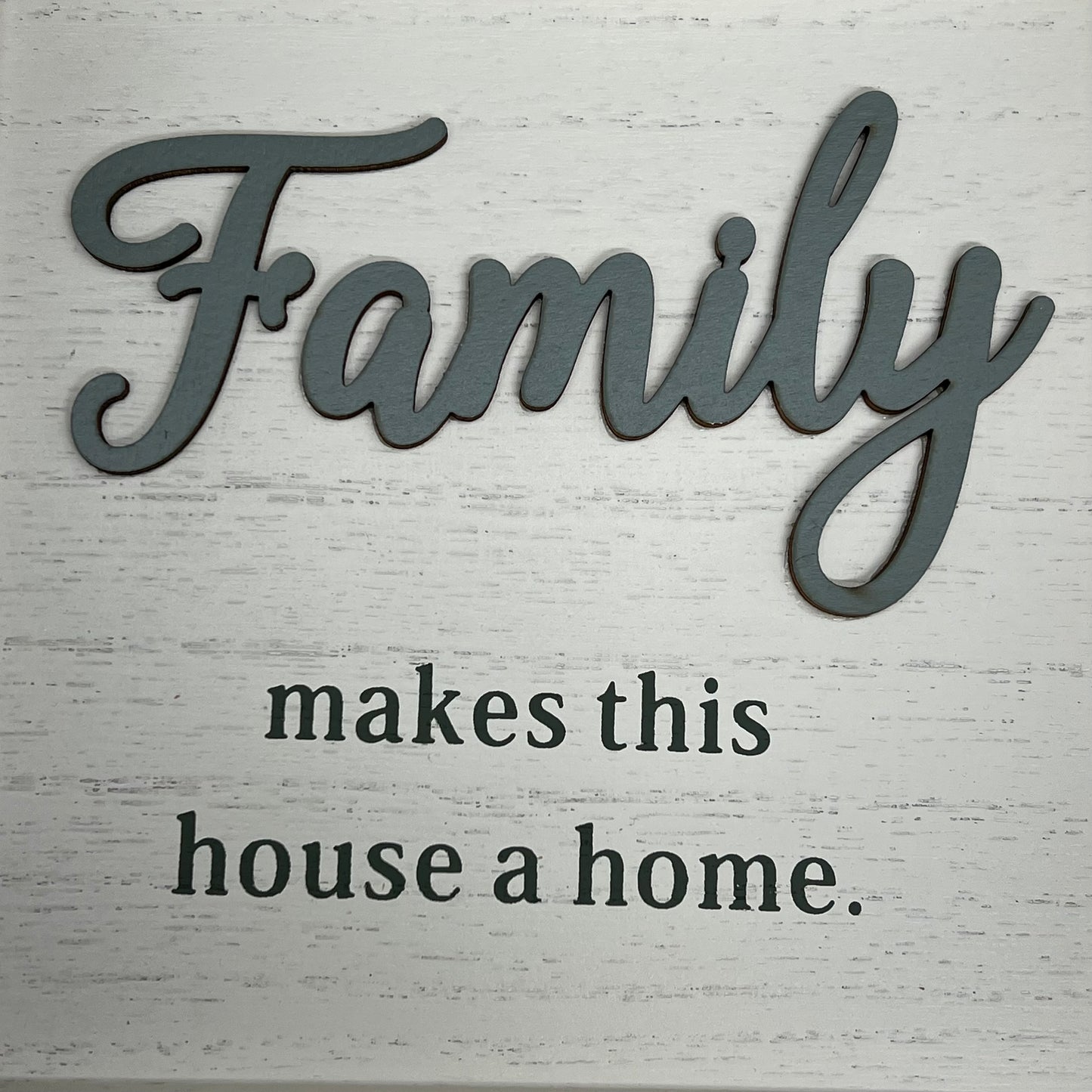 ASHLAND (2 PACK) Framed Wooden Wall Decor Family Makes This House a Home 734823