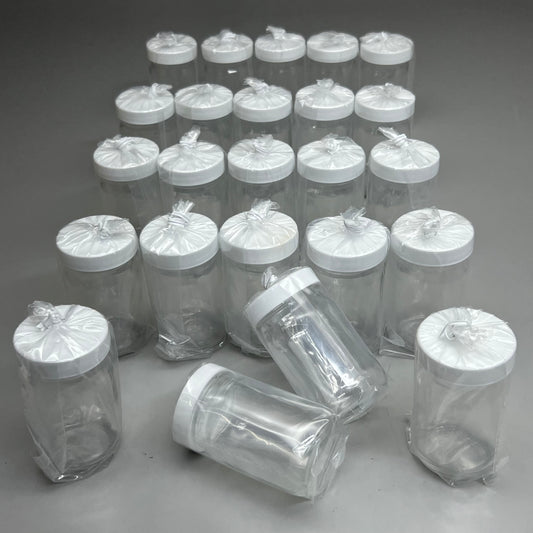 C&G Scientific Containers 24PK! Piramal Glass 4 oz Clear LFM004700900