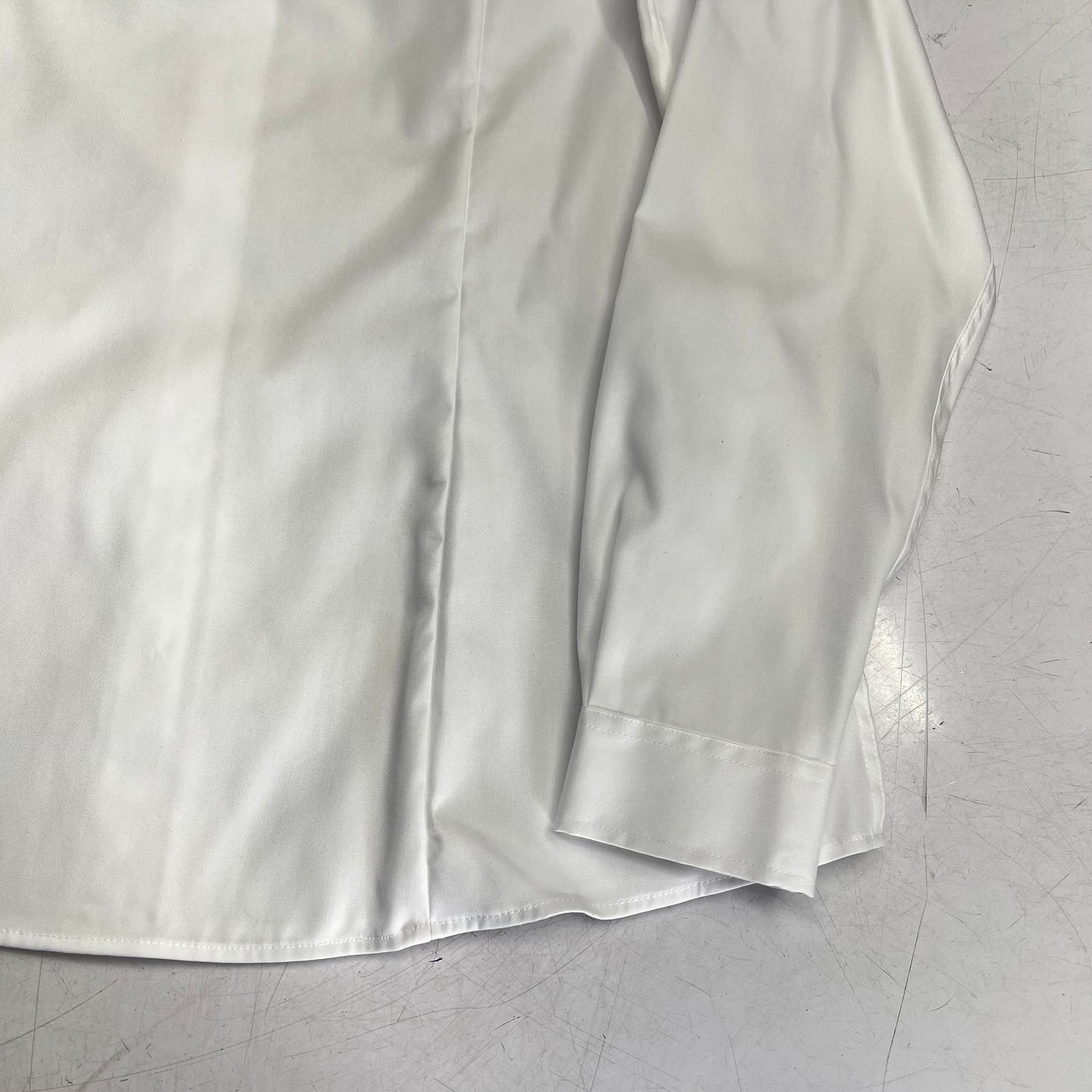 JONES New York Easy Care Professional Button Up Collared Shirt Women's Sz M White