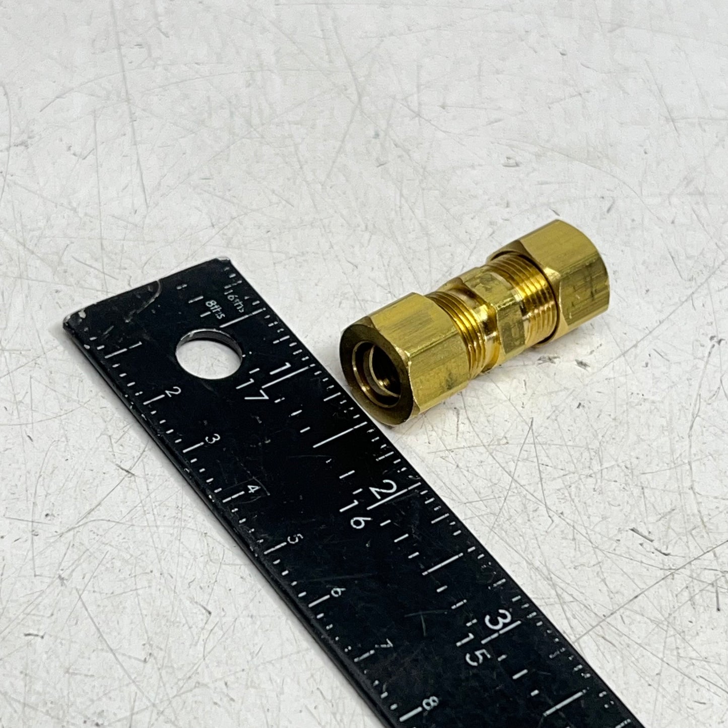 PROFLO (10 PACK) Tube Brass Compression Union 3/8 X 3/8" OD Brass PFXCUCN