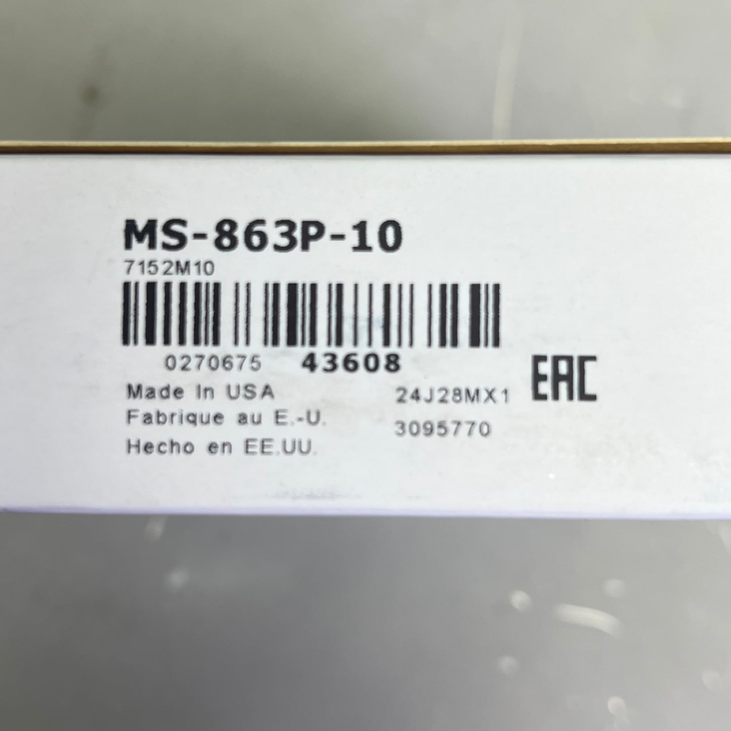 MAHLE Clevite Made In USA P-Series Main Bearing Set For Ford MS-863P-10