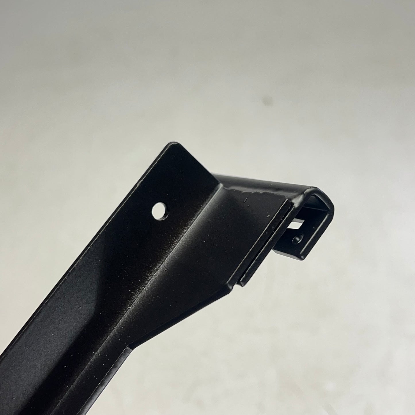 UDIZINE Shelf Bracket Set (L&R) 10"-12" Wood or Glass Shelves  Black VR115DB