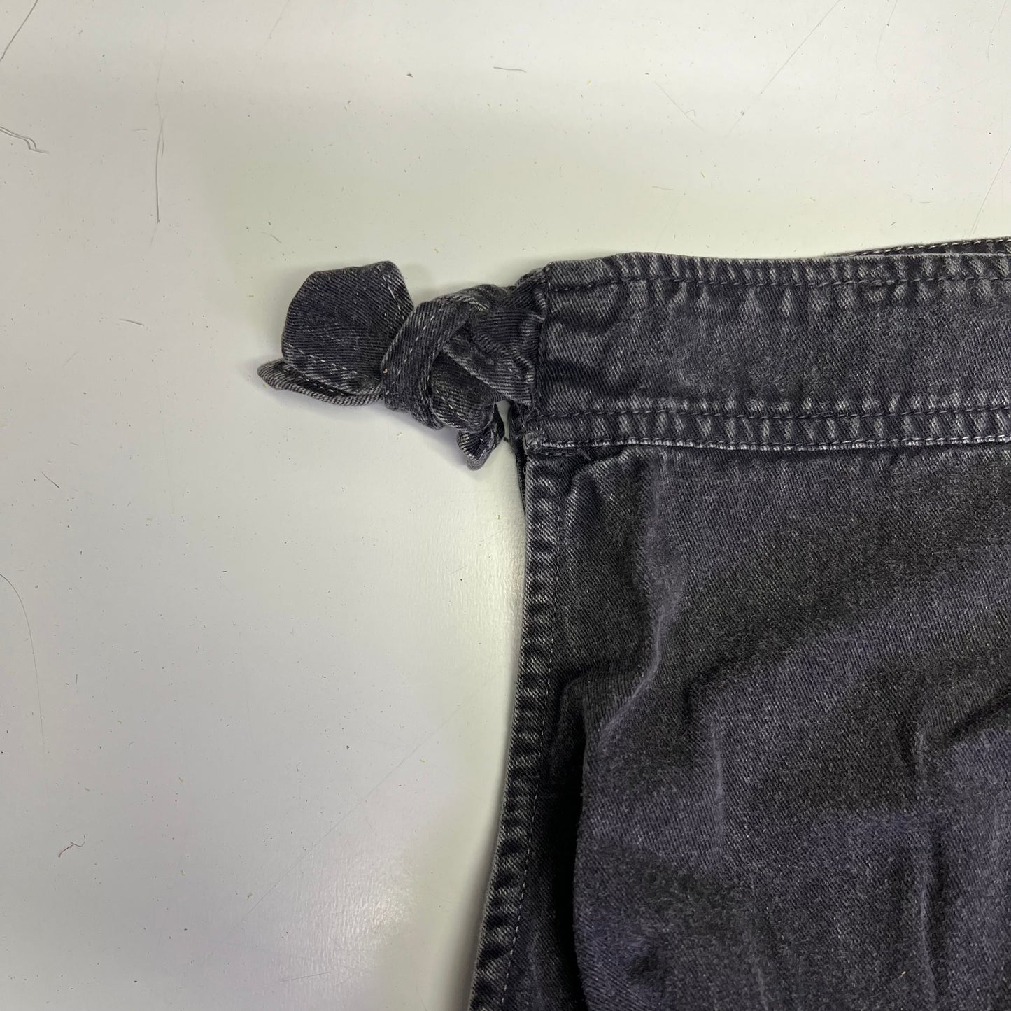 FREE PEOPLE 100% Cotton Louie Indigo Top Women's Sz L Black 98546724