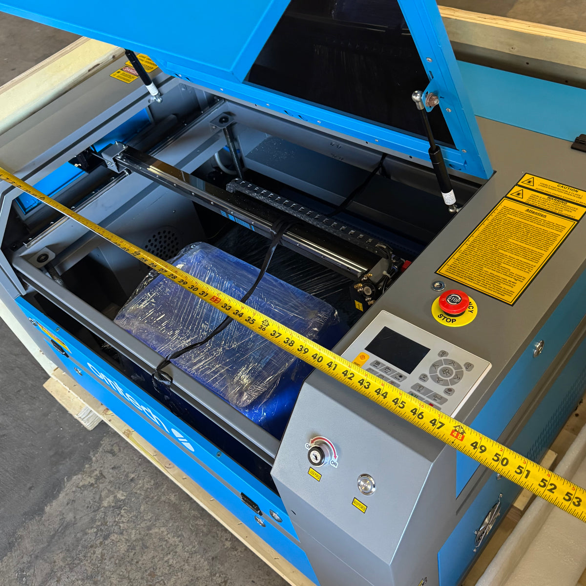 OMTECH Laser Cutter Machine 48"W x 31"L x 27"H Grey US5-0705-U2