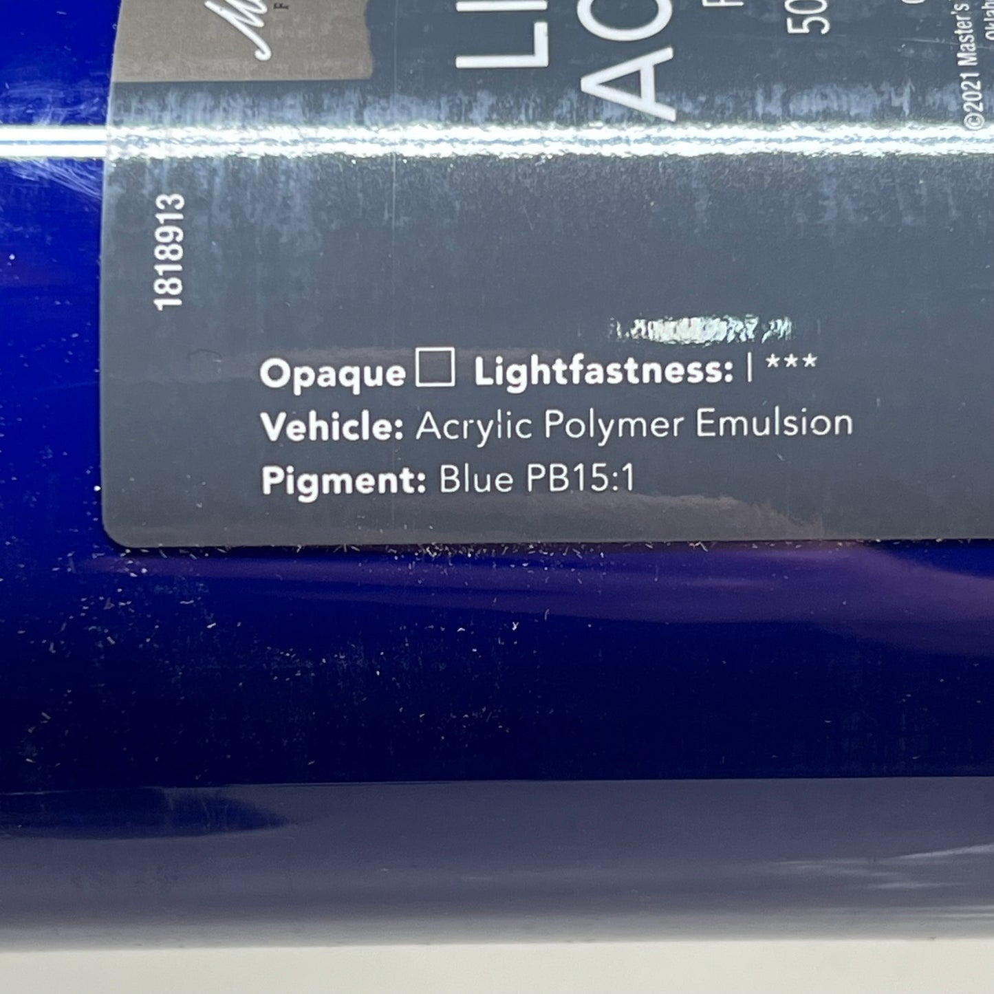 MASTERS TOUCH (2 PACK) Liquid Acrylic Artist Paint 16.9 oz Phthalo Blue 1818913