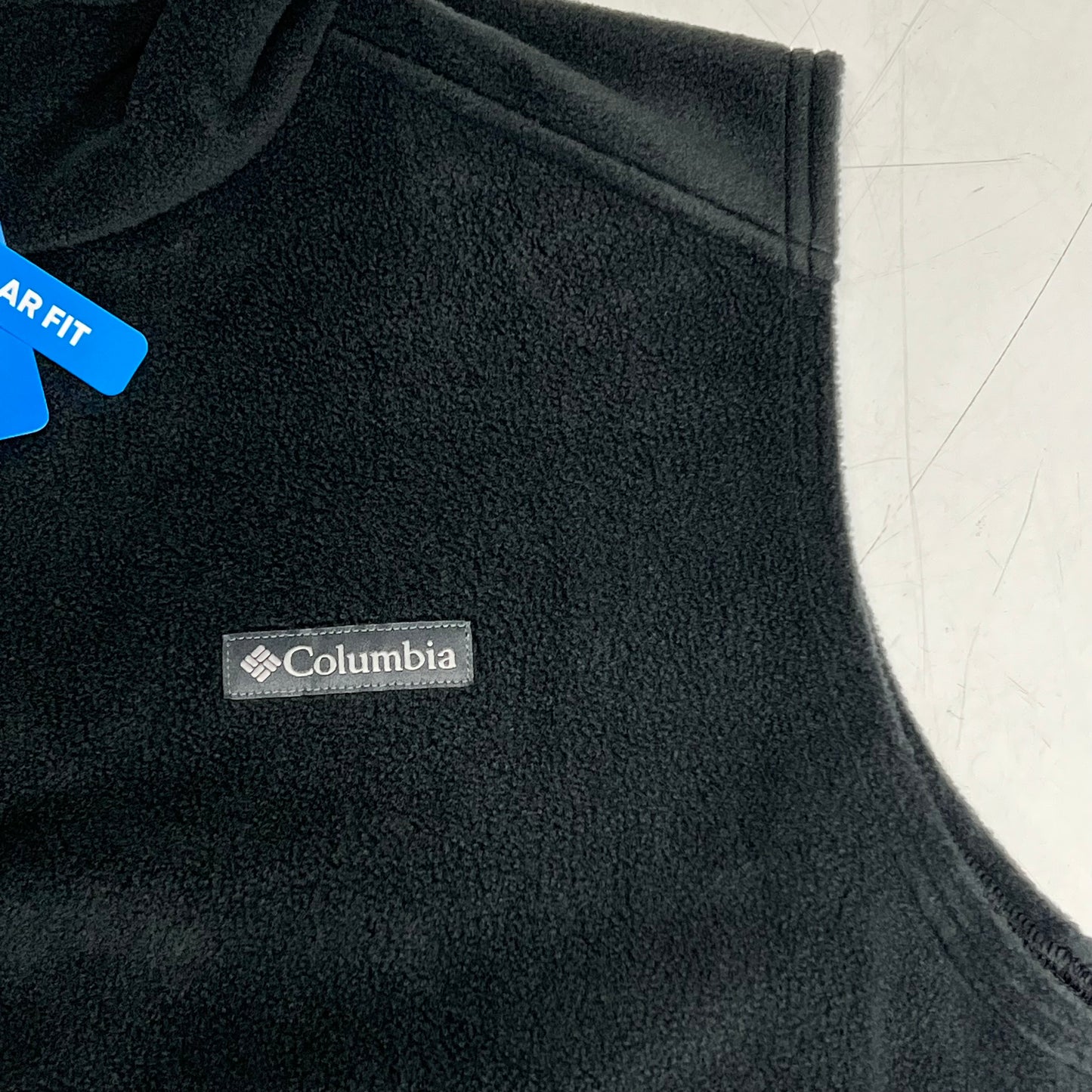 COLUMBIA Steens Mountain Full Zip Soft Fleece Vest Men's Sz 2X Black AS1535-010