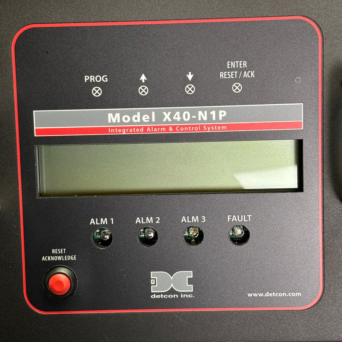 DETCON INC. Integrated Alarm & Control System X40-32-N1P CONTROLLER