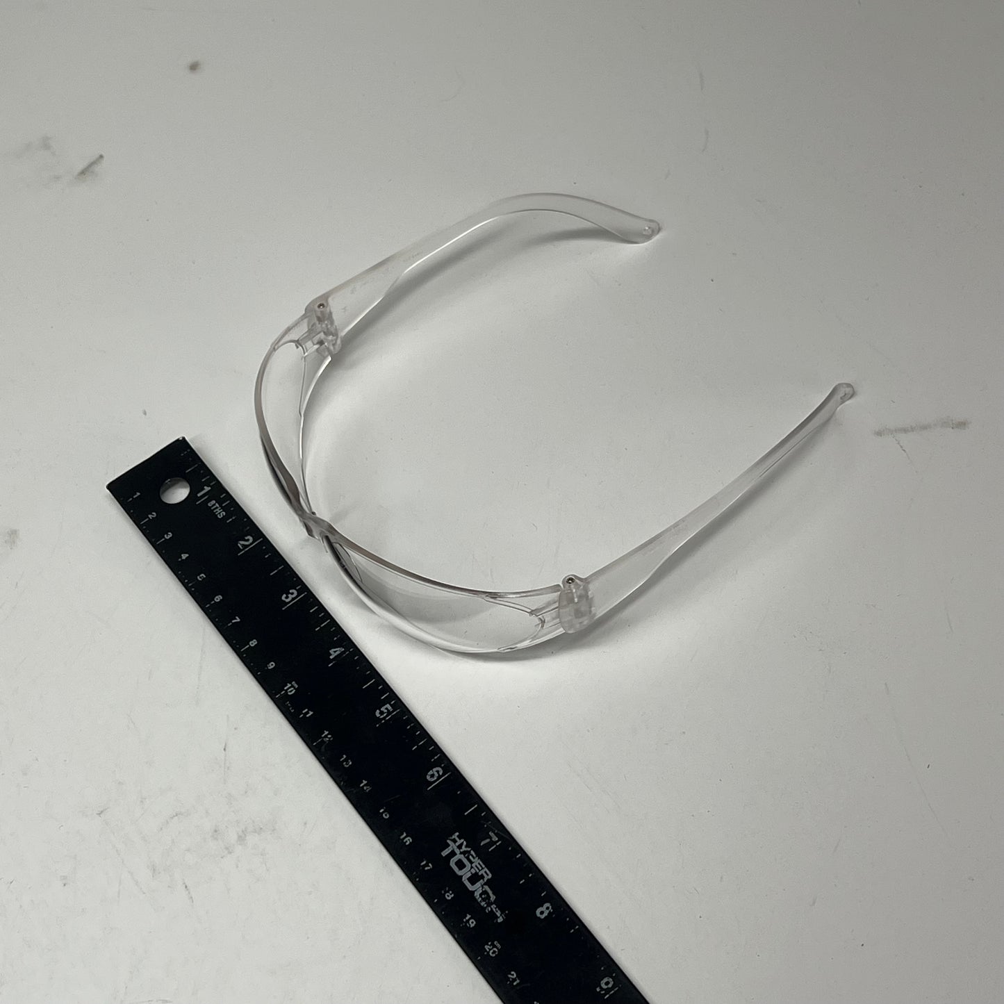 MCR SAFETY (12 PACK) Lightweight Frameless Eyewear Glasses Anti-fog Clear CL110