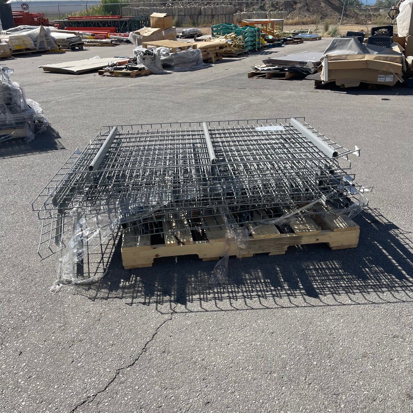 Z@ (12 PACK) NASHVILLE WIRE Pallet Rack Welded Wire Decking Light Grey D3652AA3B1 (New)