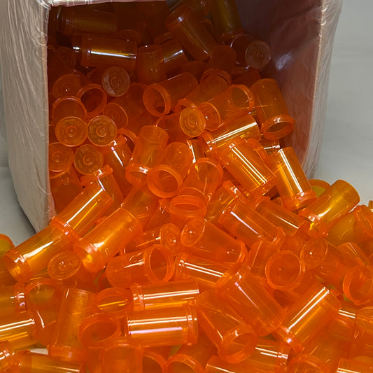 ZA@ BERRY Friendly & Safe VL-20 DR Light Amber Plastic Vials Box Of 235 PCs Sz 3” (No Caps) (New)