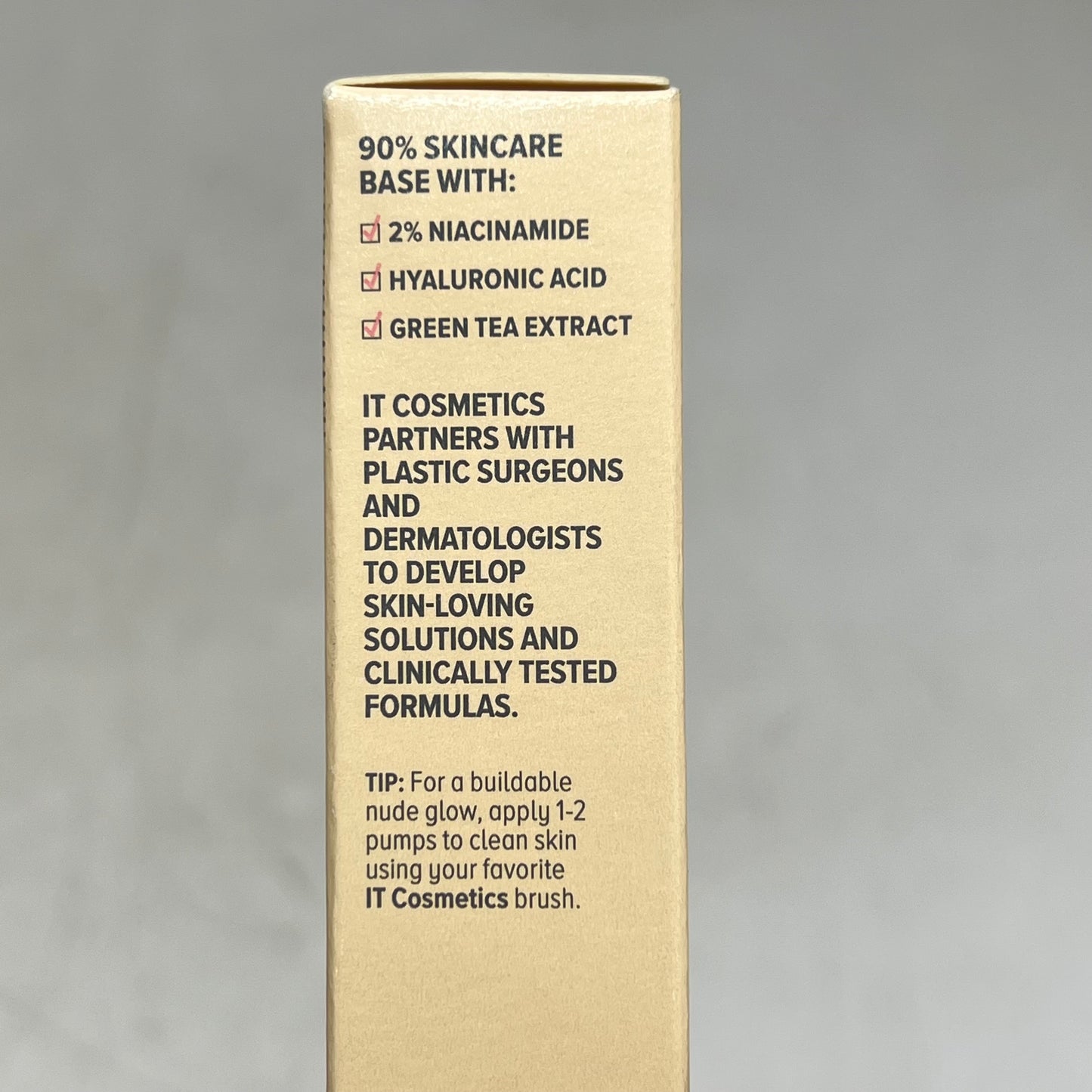 IT COSMETICS Cc+ Nude Glow Lightweight Foundation W/ Spf 40 1.08oz Light Medium