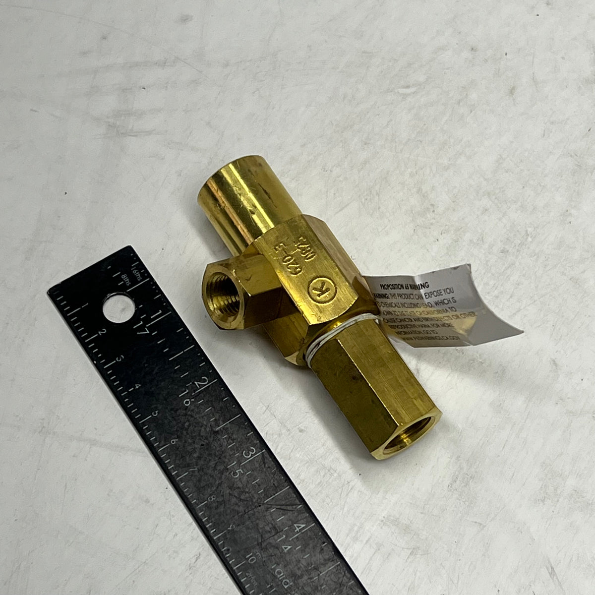 KINGSTON Automatic Drain Valve 3/8" NPT Inlet x 1/4" Outlet Brass 04-49389-000