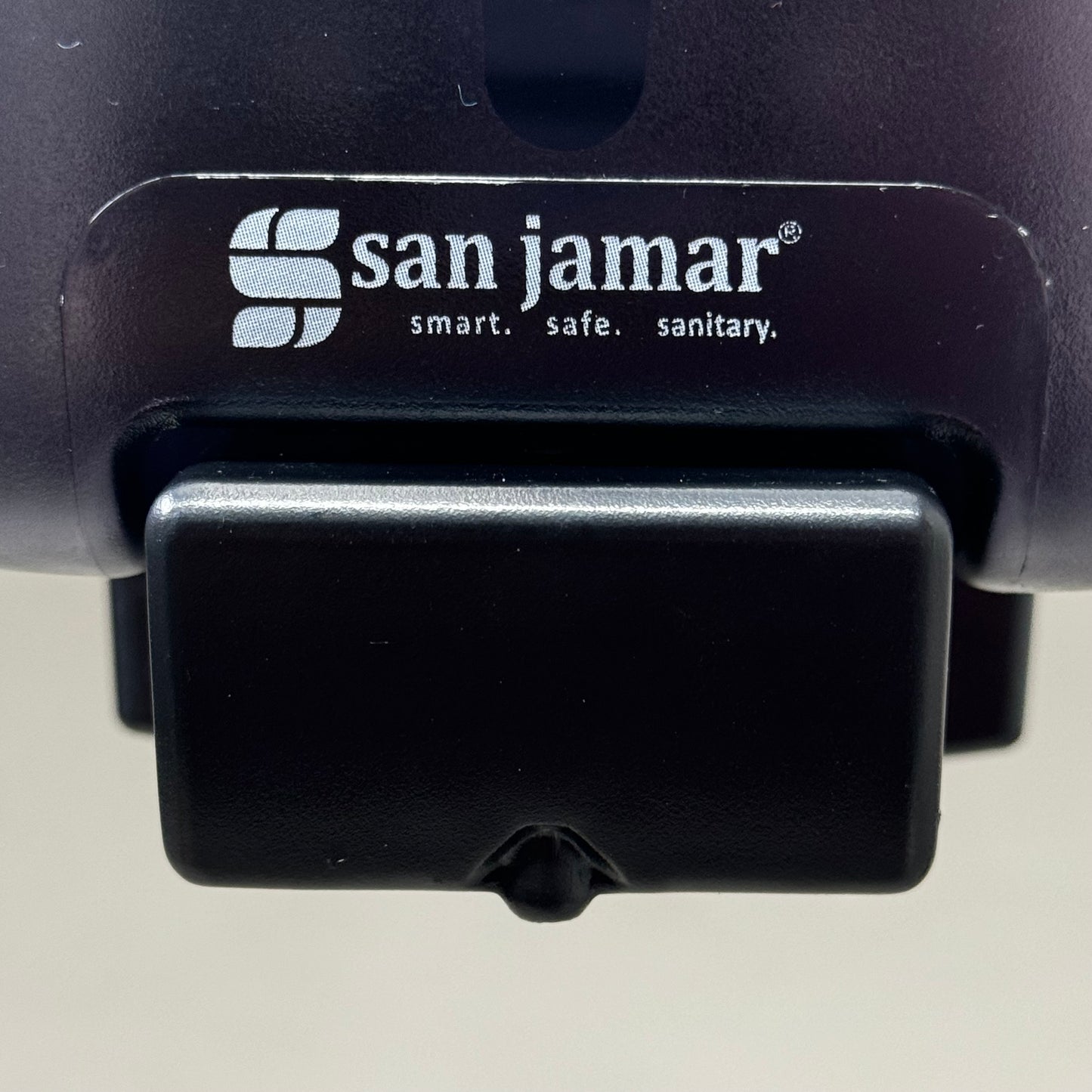 SAN JAMAR Classic Manual Refillable Soap Dispenser Wall Mount 30oz Black SN30TBK