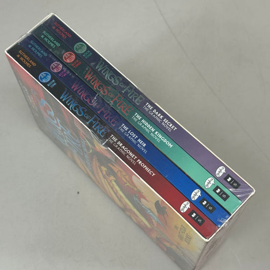 WINGS OF FIRE Graphic Novels Book Set First Four Books By Tui T. Sutherland