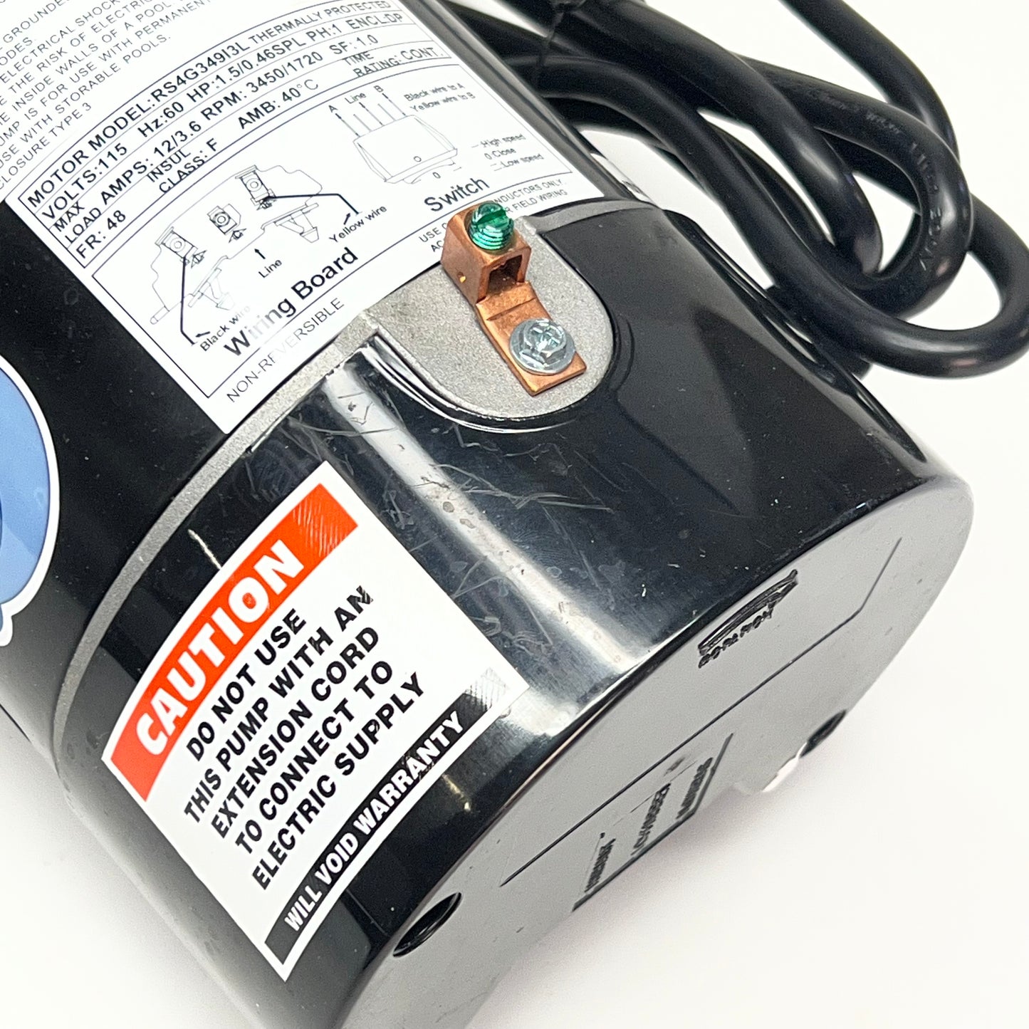 BLUE TORRENT Maxi Pump Dual Port Pool Pump 1.5 HP 2 Speed 110V MX215DNSBS