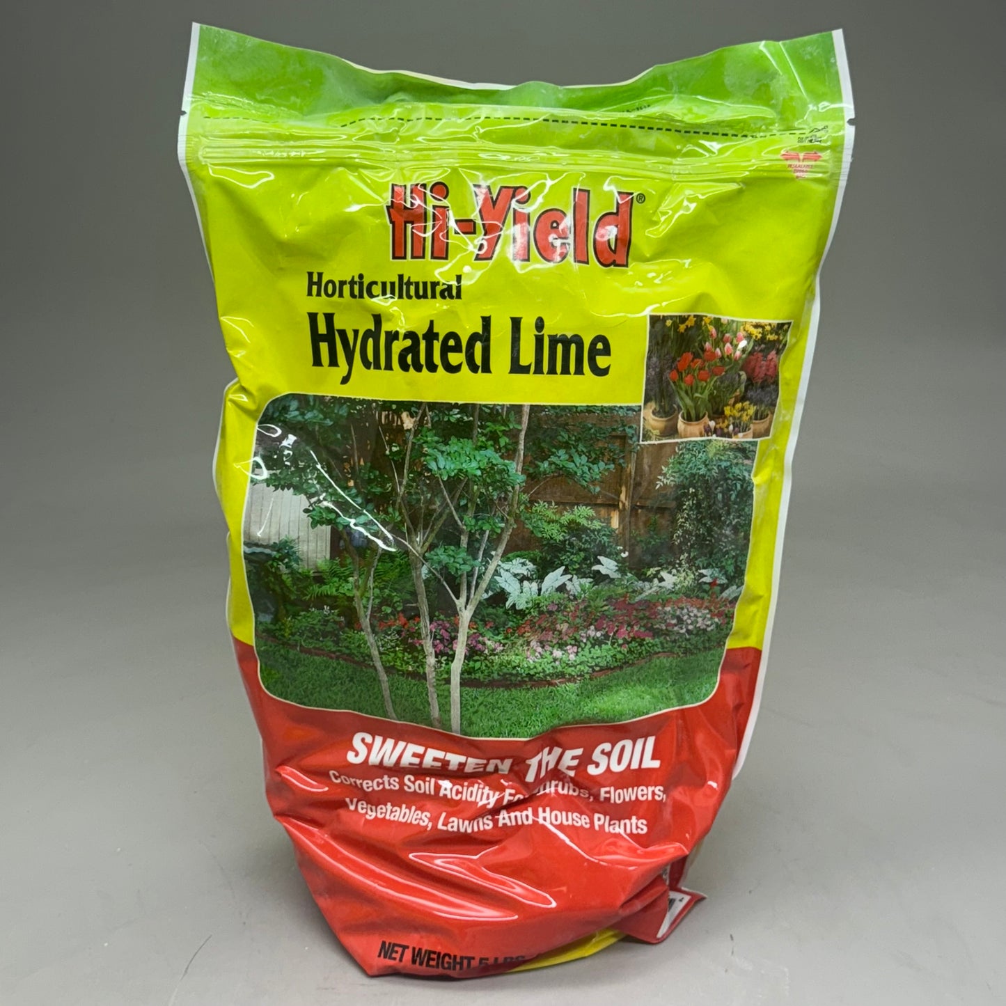 HI-YIELD Horticultural Hydrated Lime Sweeten The Soil 5Lbs