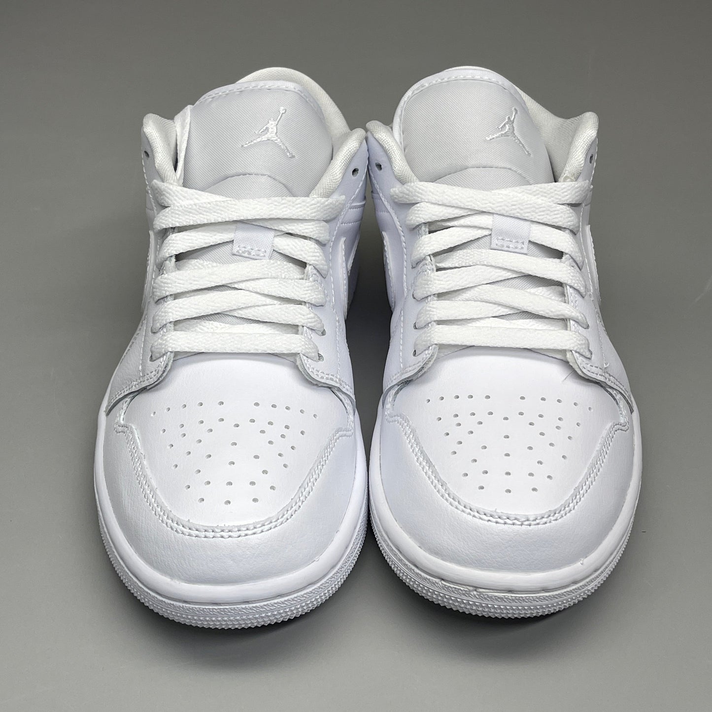 NIKE AIR JORDAN 1 Low Triple White Women's Sz 9 DV0990-111 (New in Box)