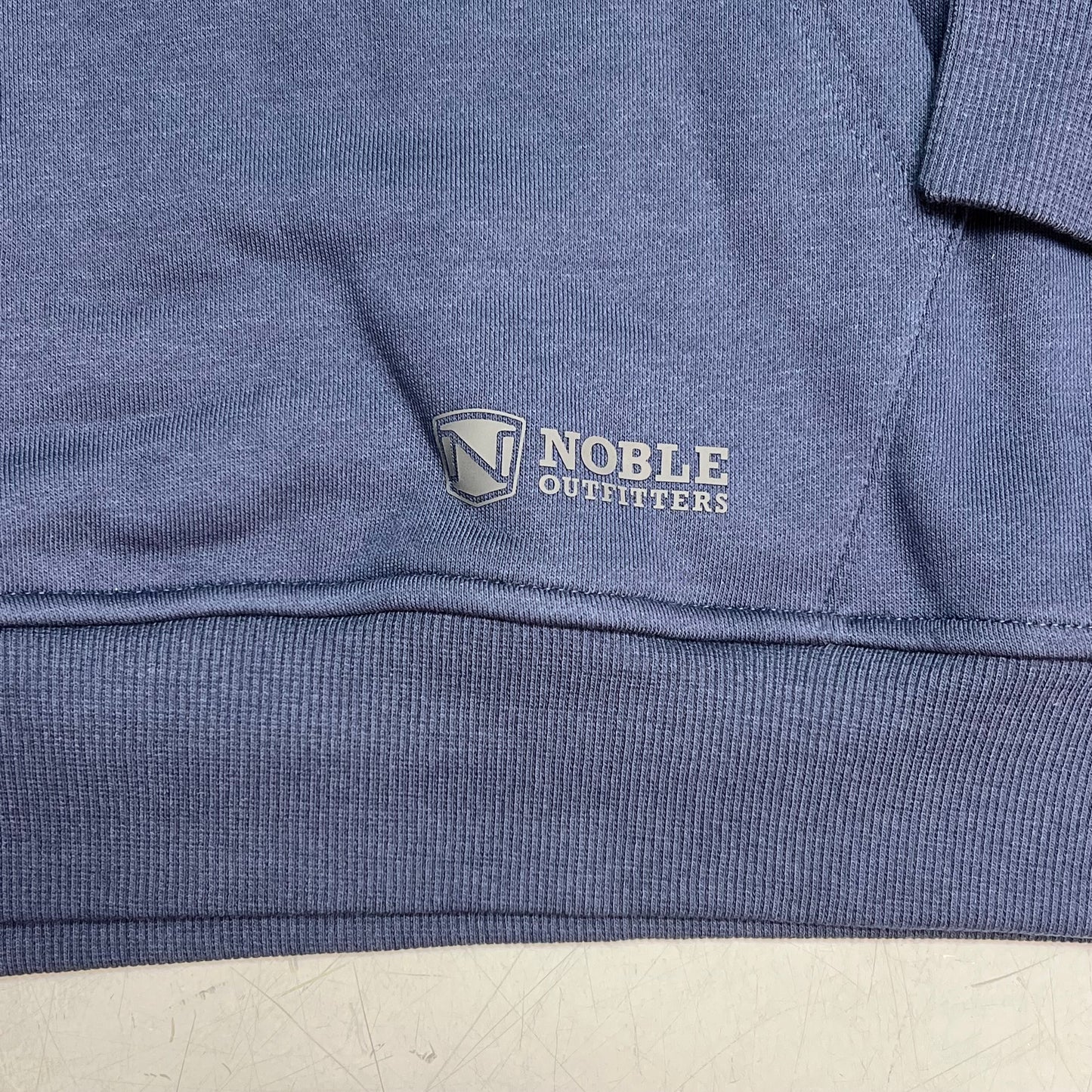 NOBLE OUTFITTERS Flex YYK Quarter Zip Pullover Men's Sz L-R Navy Blue 11526