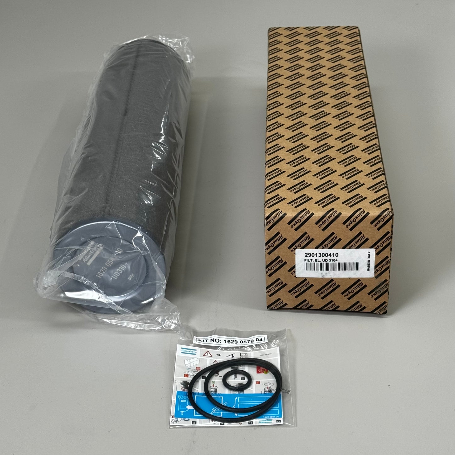 ATLAS COPCO Service Kit Includes Filter/Filter Element & Silencer X2 2230-0018-18