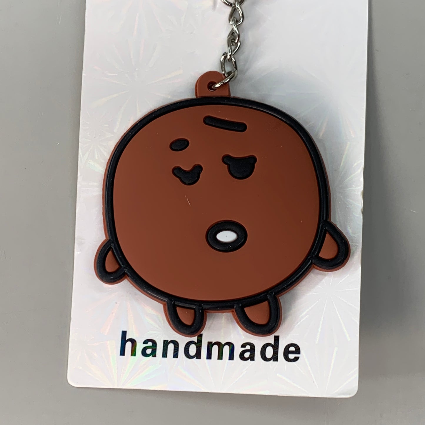 BTS 3-PACK! Kpop Korean Little Figure Tag Keychains of Characters Mang, Shooky & Chimmy (New)