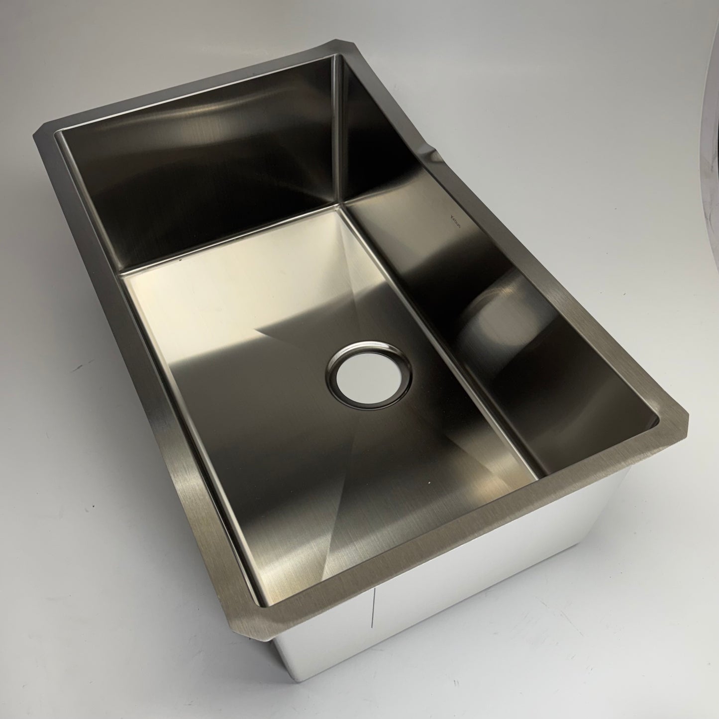 KRAUS (3 PACK) 30" Undermount Single Bowl 18 Gauge KHU100-30/18 (AS-IS, The Edge is Slightly Bent)