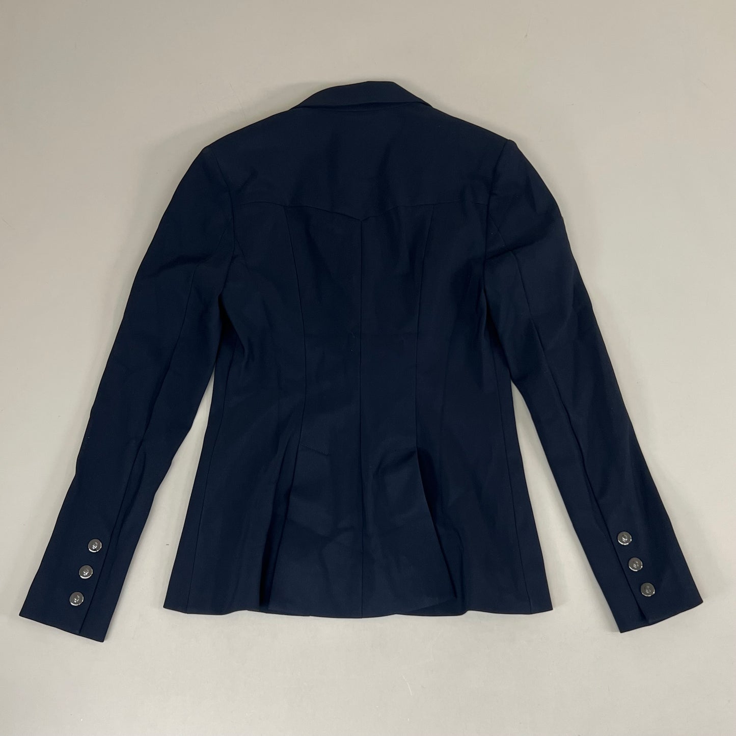 SAMSHIELD Olympe IV Equestrian Riding Jacket Women’s Sz US 6, UK 8, FR 36 Navy Blue