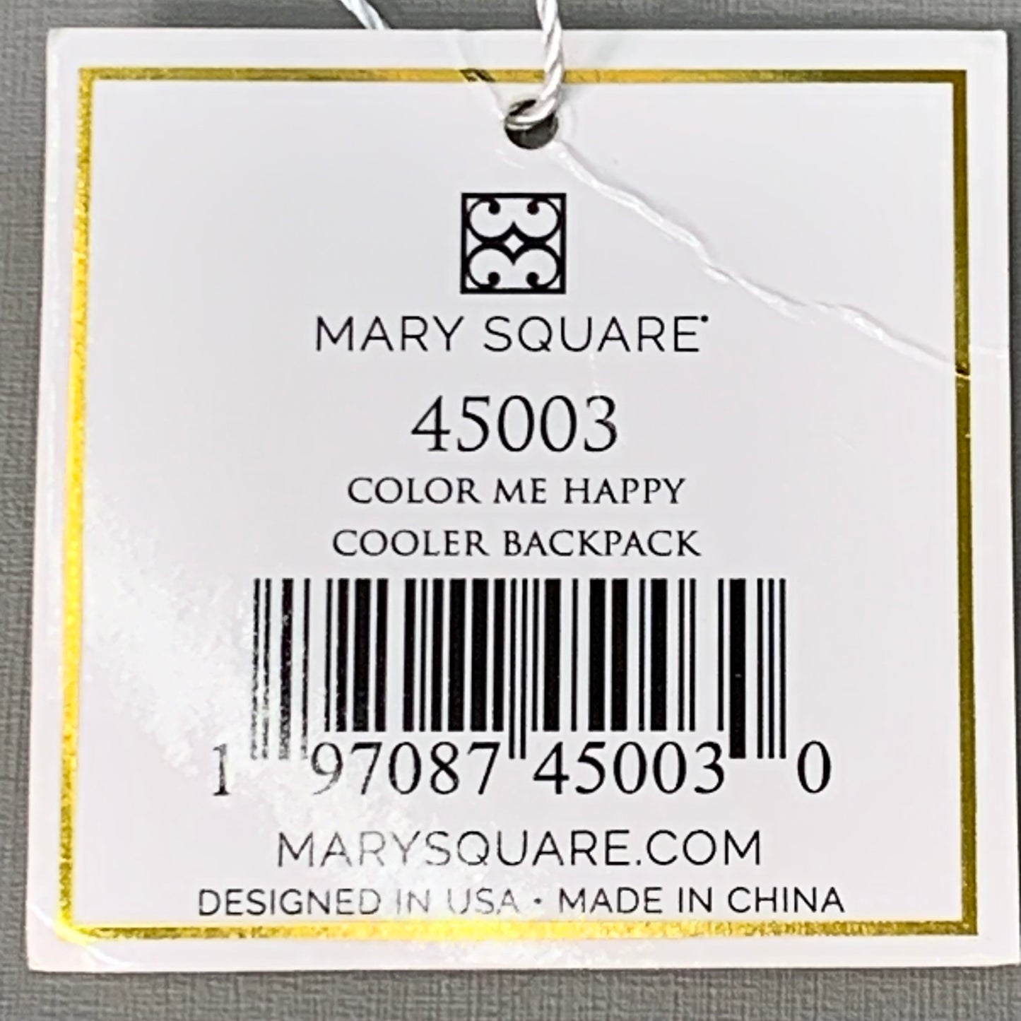 MARY SQUARE Cooler Backpack Leak Resistant Color Me Happy 45003