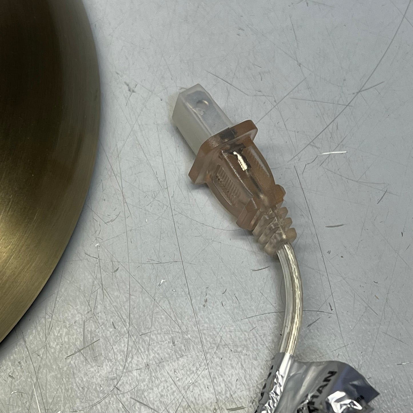 ZA@ ARLEC AMERICA  Torchiere Floor Lamp W/ Bulb 71" Brushed Brass AFL022BRUS-W