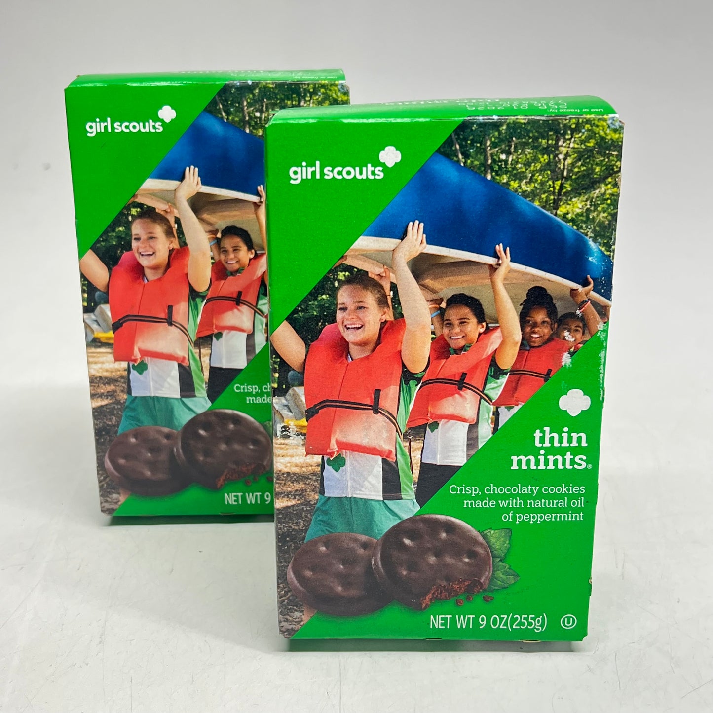 LITTLE BROWNIE BAKERS (2 PACK) Girl Scout Thin Mint Cookies 9 oz BB 09/26