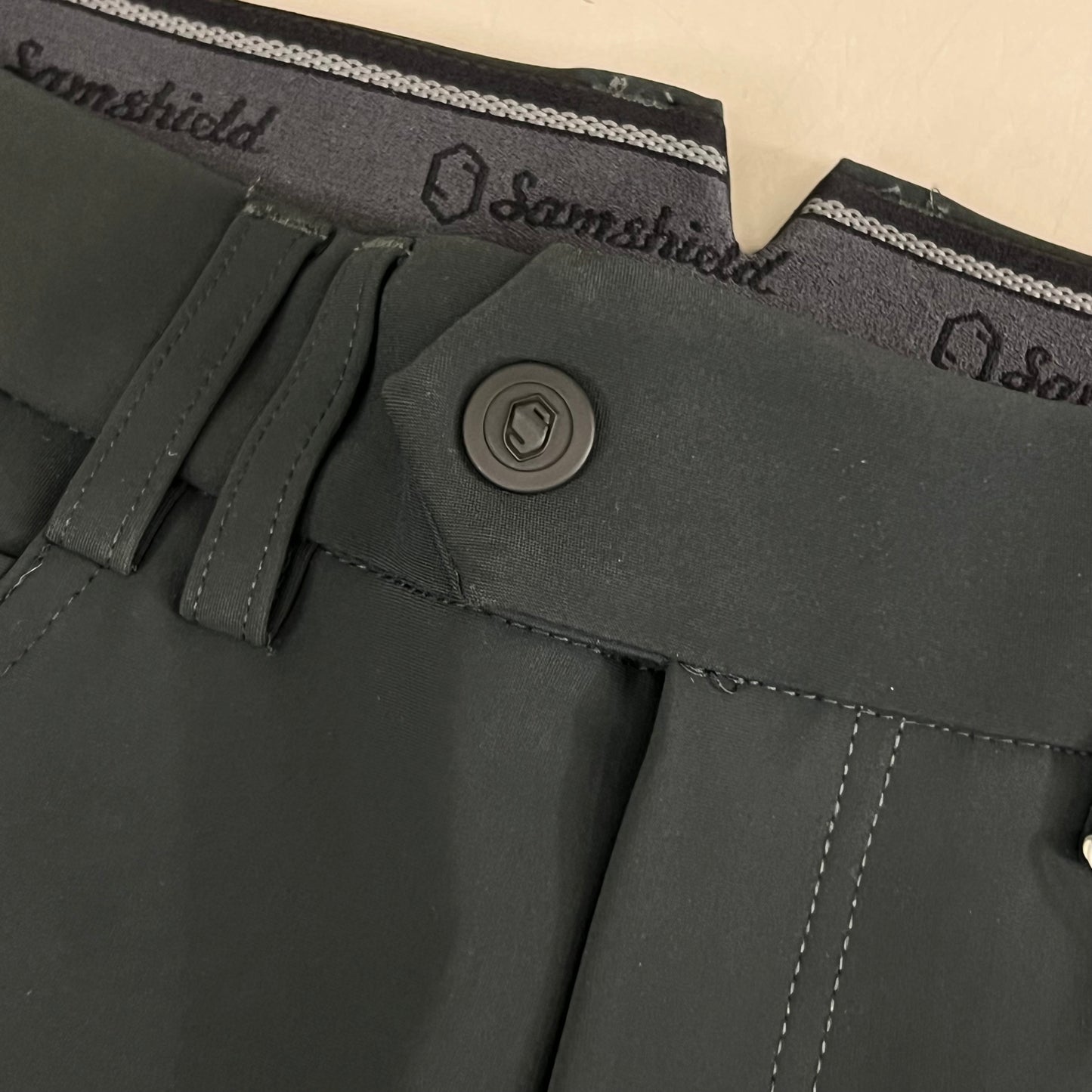 SAMSHIELD Macreu Equestrian Men's Pants Sz US 32, UK 30, FR 42 Moonless Night Black