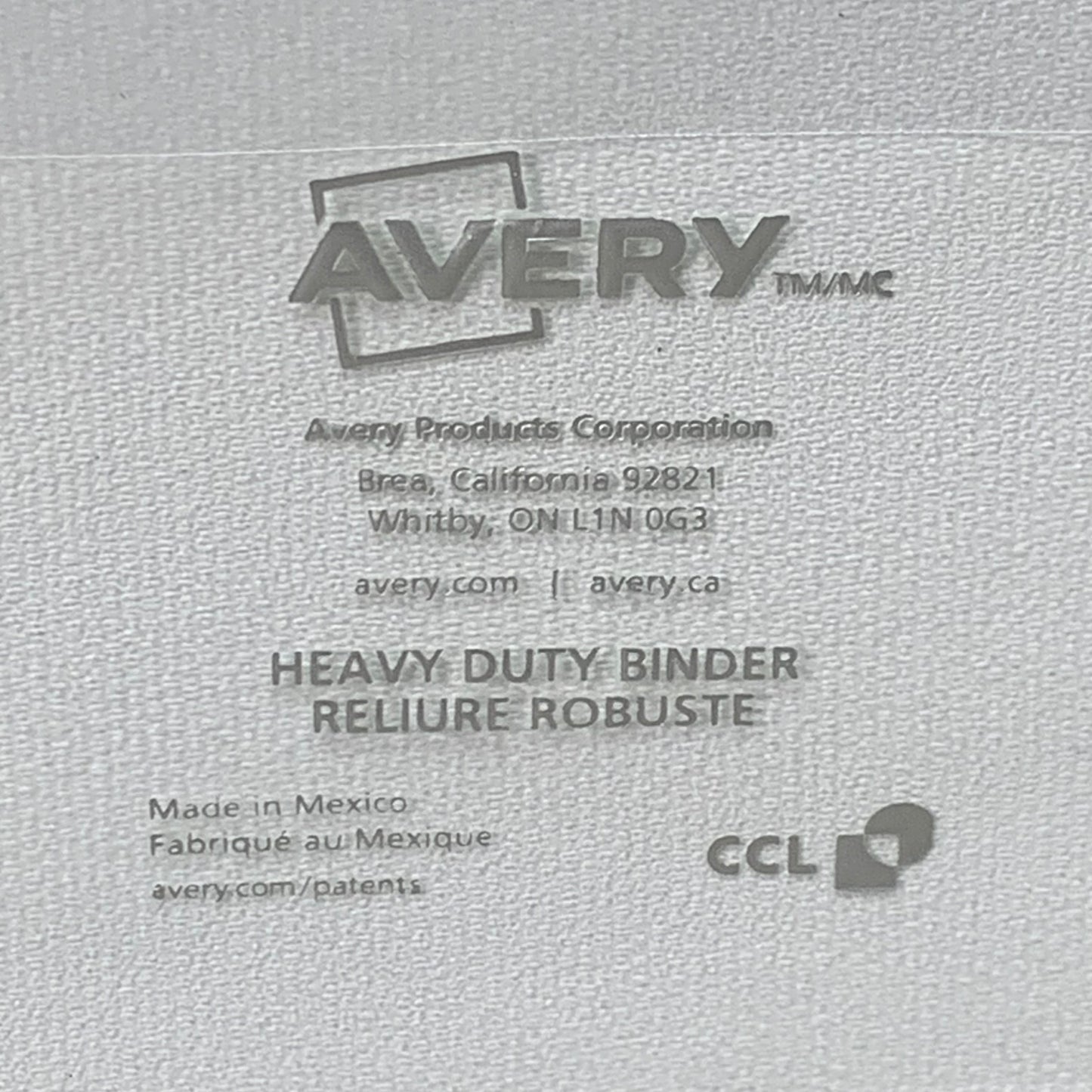 AVERY 4 PK! Heavy Duty Binders 3" White 79193 (New)
