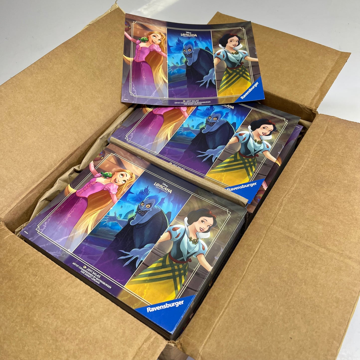 DISNEY (3000 PACK) Lorcana Trading Card Cardstock Poster By Javi Salas 11"x9"