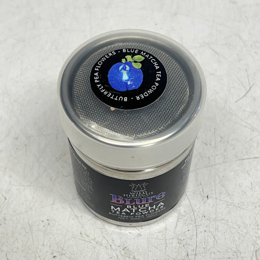 WILD HIBISCUS FLOWER Butterfly Pea Flower Blue Matcha Tea Powder 1.06oz BB 08/|27