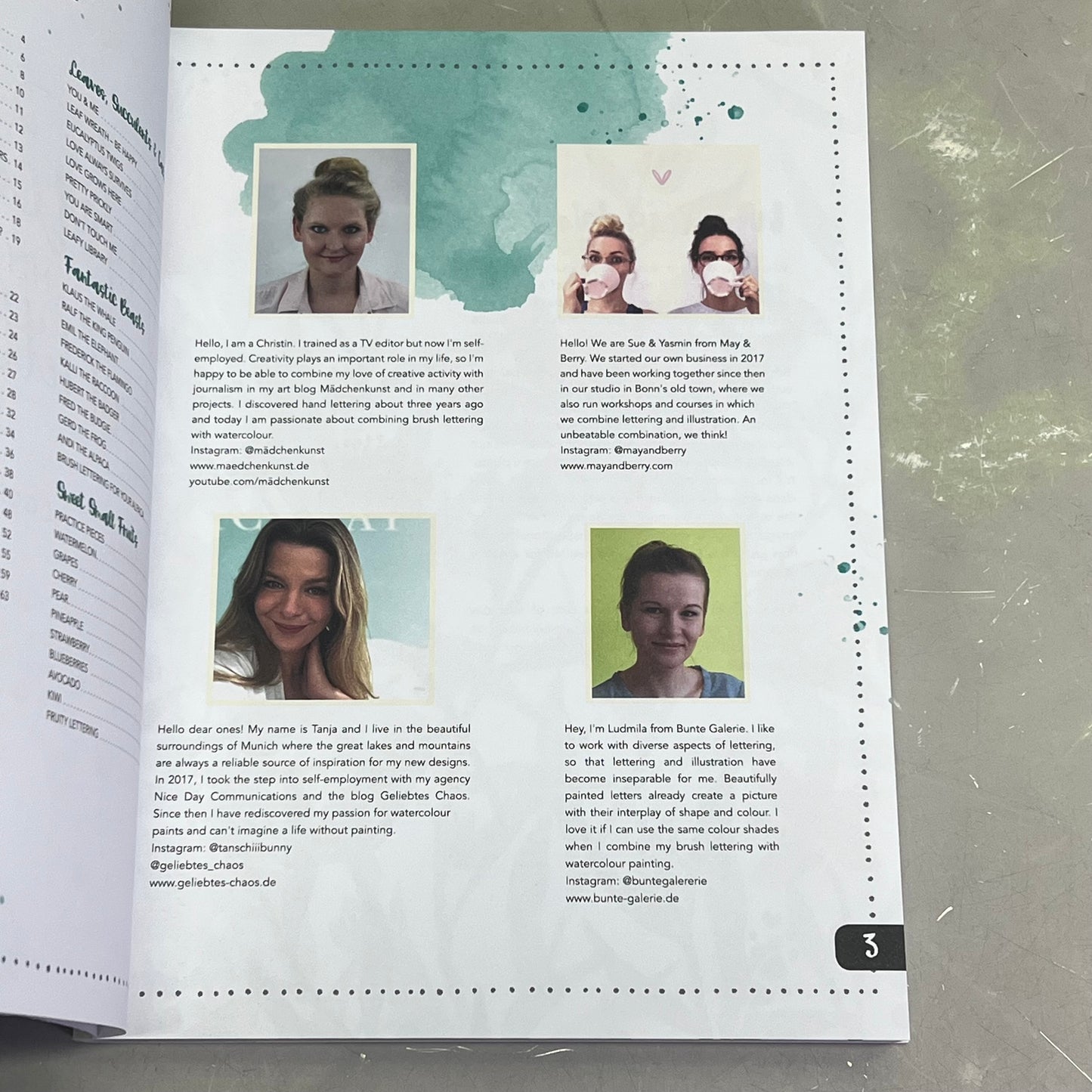 WATERCOLOR MEETS HANDLETTERING A Book Of Blogger Projects Paperback Book