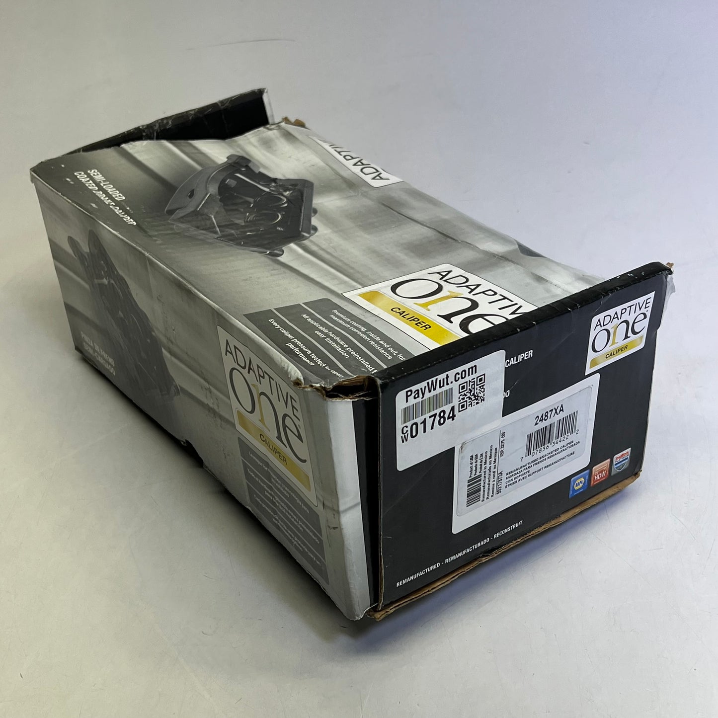 ADAPTIVE ONE Napa Remanufactured Brake Caliper Dual Piston Floating 2487XA