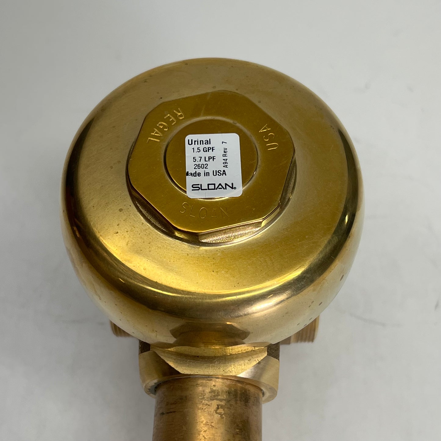 SLOAN  Flushometer Regal 613 Single Flush 1.5 GPF Rough Brass Finish 3989040