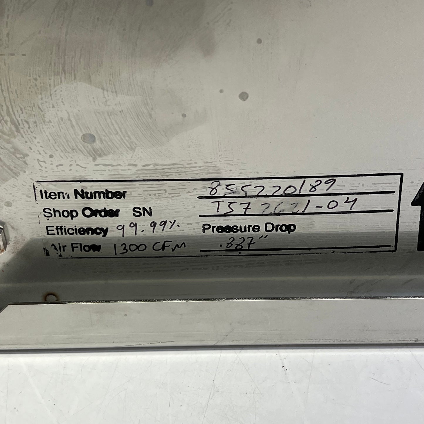 CANARM Industrial Air Filter High Efficiency  24"x11.5"x11.5" Chrome 855220189