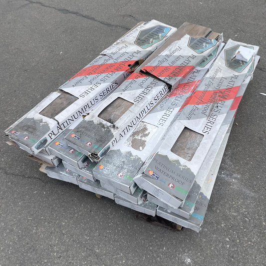 Z@ Pallet of NDURE Flooring Platinum Plus Series 60”x9” planks (AS-IS)