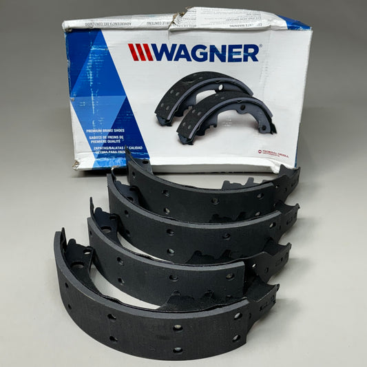 WAGNER QS Ceramic Disc Brake Shoes Set 9" x 5" Black Z242DR