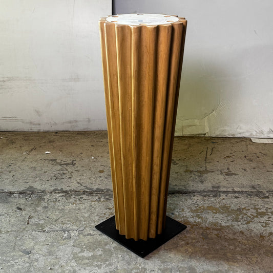 URBAN OUTFITTER Wooden Table for Decoration  10.5"D x 31"H Wood 95119