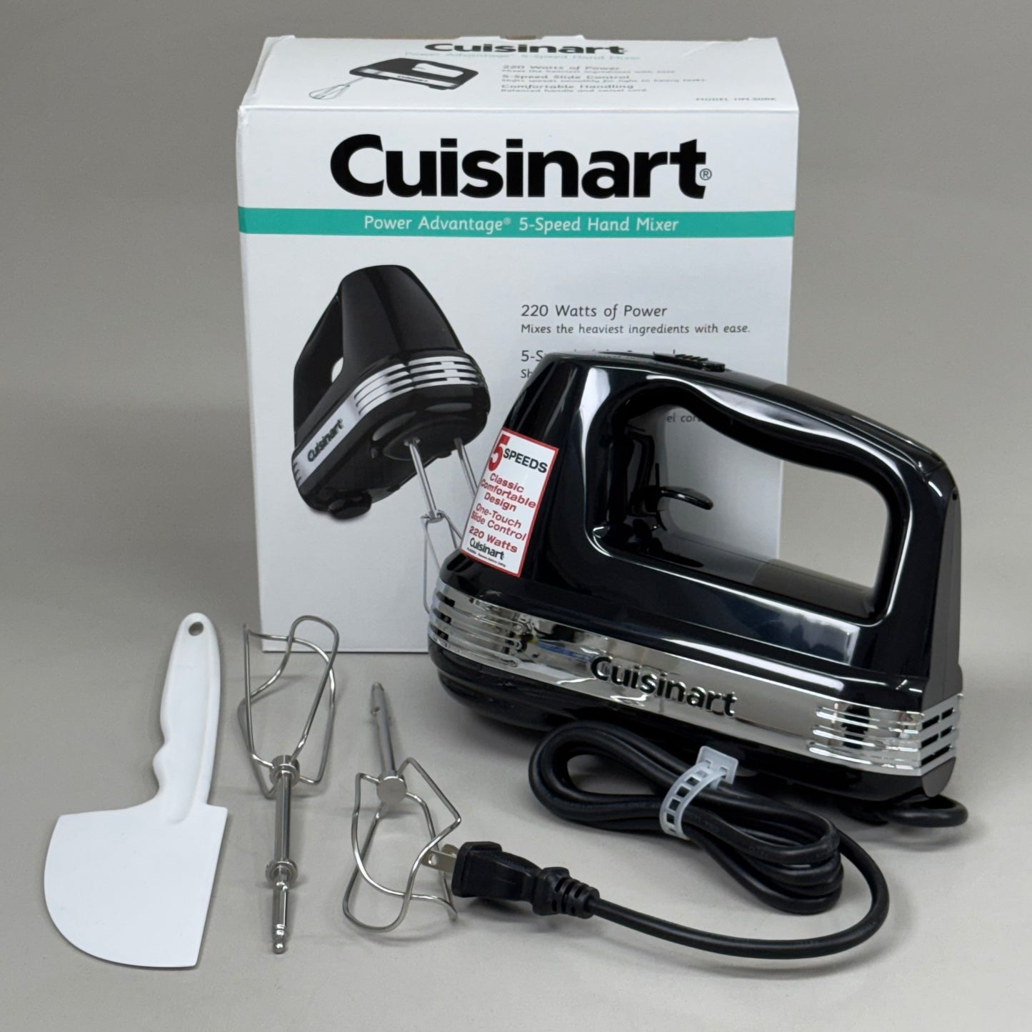 CUISINART Power Advantage 5-Speed Hand Mixer HM-50BK