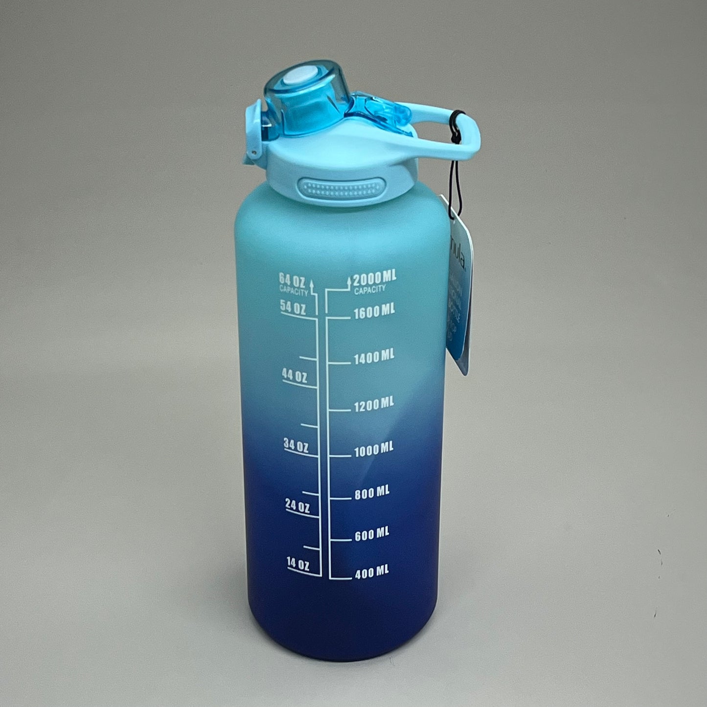 EPOCA Primula Motivational Water Bottle Half Gallon Blue Ombre PHKH-64BL02