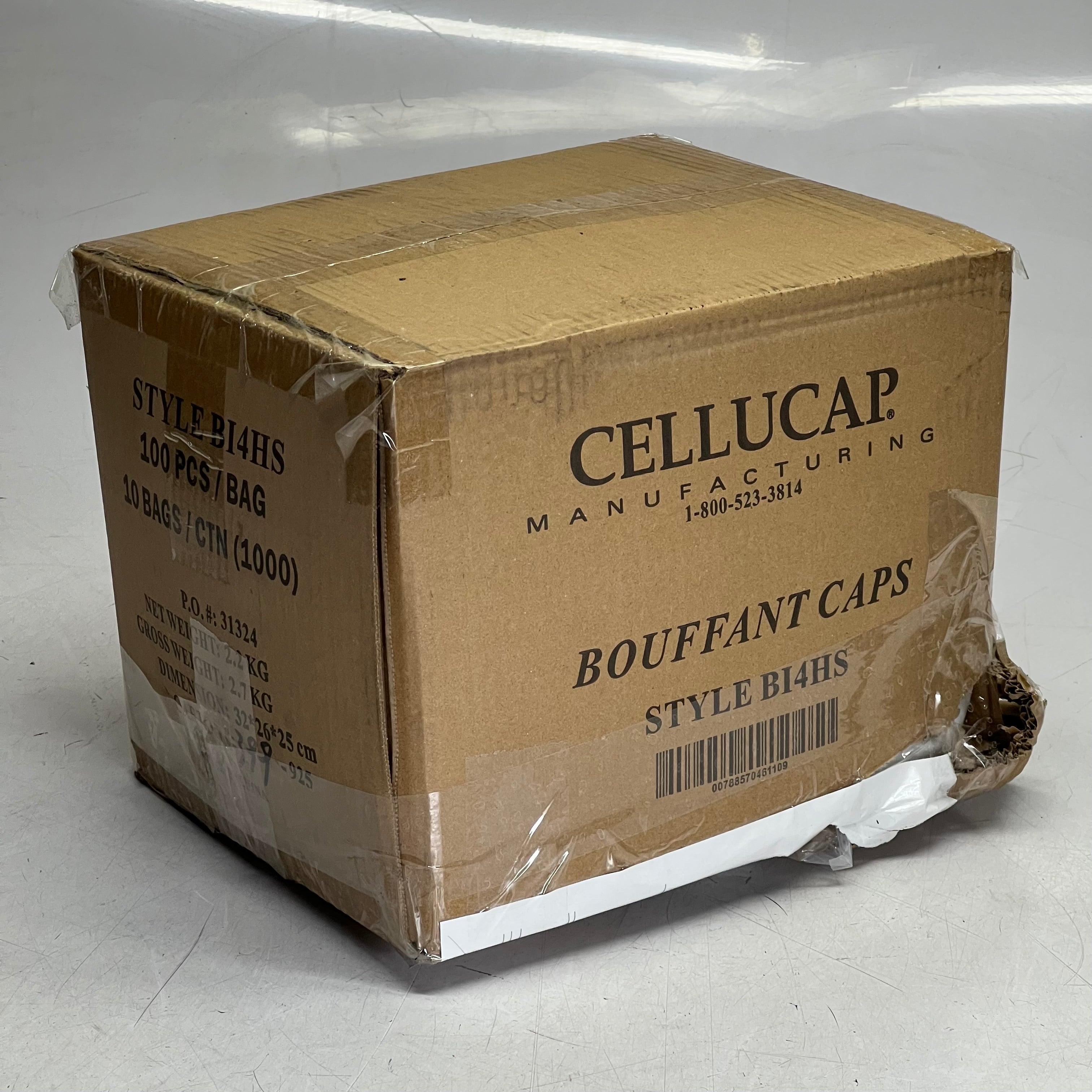 ZA@ CELLUCAP (1000 PACK) Bouffant Caps Sz 21