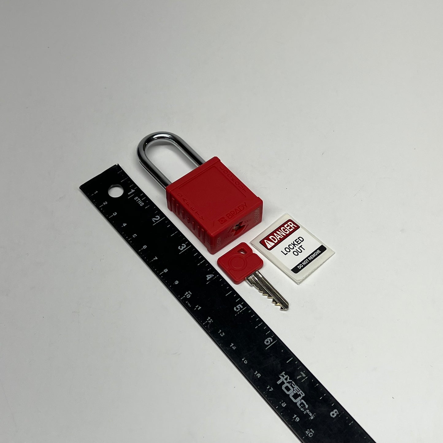 BRADY (12 PACK) Velocity Nylon Safety Lockout Padlocks Keyed Different Y608|3294