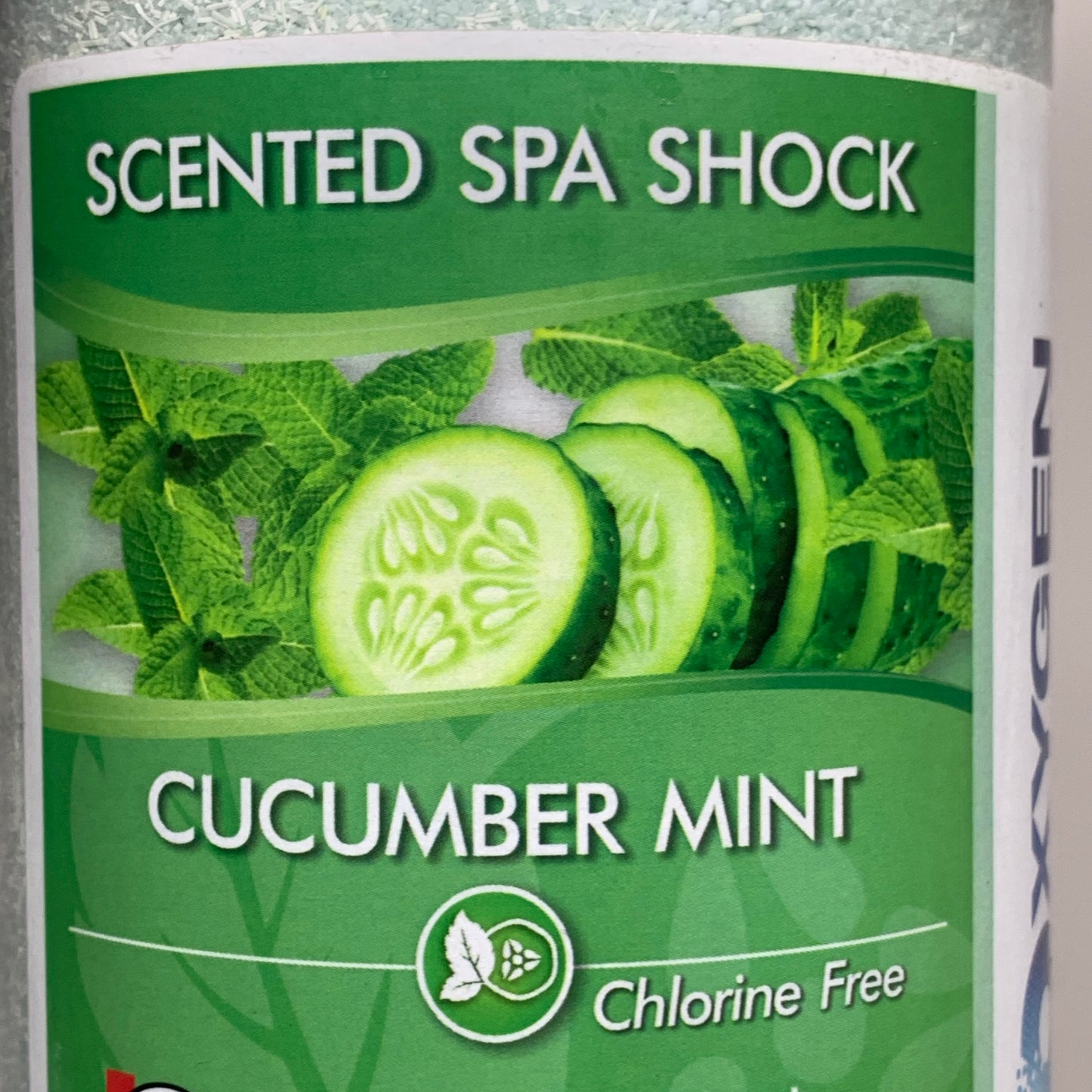 OXYGEN SPAS (3 PACK) Scented Spa Shock Chlorine Free Cucumber Mint 1.875 lbs