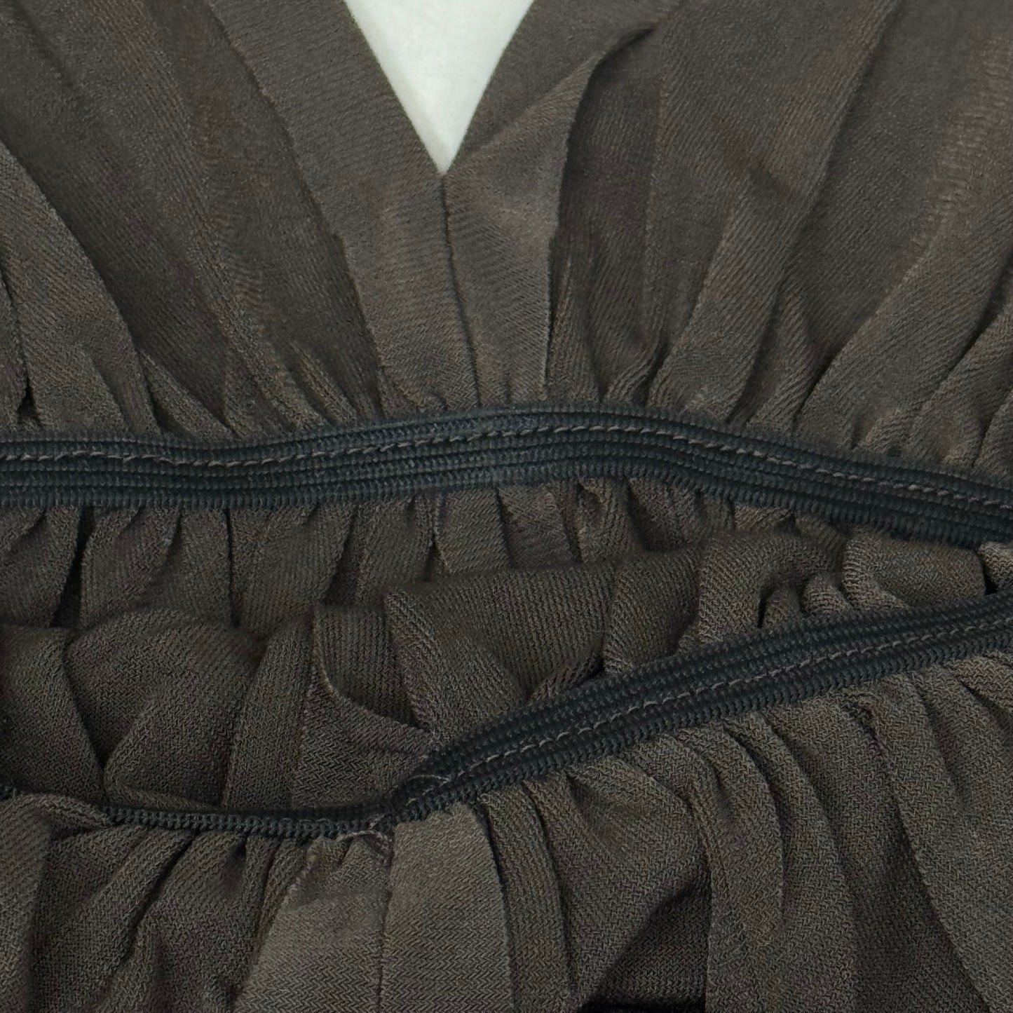 NORMA KAMALI Goddess Dress Unlined Women's Sz XXS/32 Chocolate KK3233PL292028